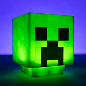 Paladone Minecraft Creeper Desk Light with Sounds