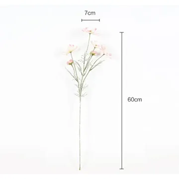 2 Pcs Realistic Coreopsis Artificial Flowers for Decor