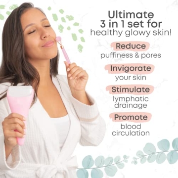 PUR Botanicals Ice Rose Quartz Roller for Skincare