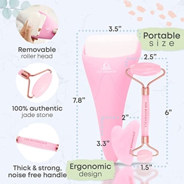 PUR Botanicals Ice Rose Quartz Roller for Skincare