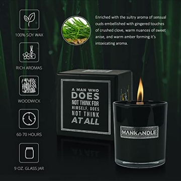 Premium Scented Candles for Men - Unique Gifts for Him
