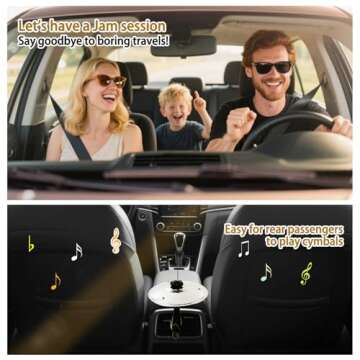 Unique Car Cymbal Air Vent for Music Lovers and Drummers