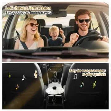 Unique Car Cymbal Air Vent for Music Lovers and Drummers