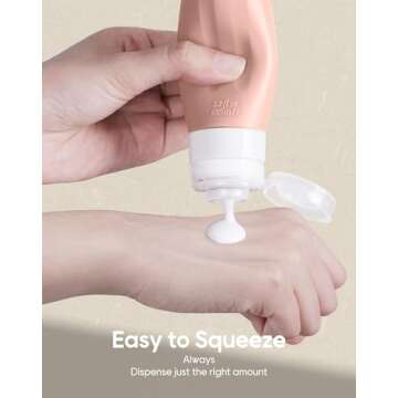 Morfone 16 Pack Travel Bottles Set for Toiletries, TSA Approved Travel Containers Leak Proof Silicone Squeezable Travel Accessories 2oz 3oz for Shampoo Conditioner Lotion Body Wash (BPA Free)