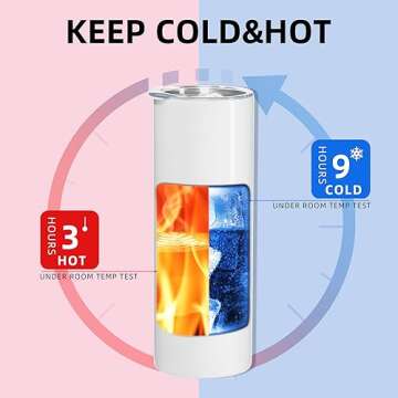 Custom MURRICON Sublimation Tumblers - 20 oz Insulated 8 Pack