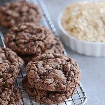 Foraineam 2-Pack Stainless Steel Cooling Rack for Baking