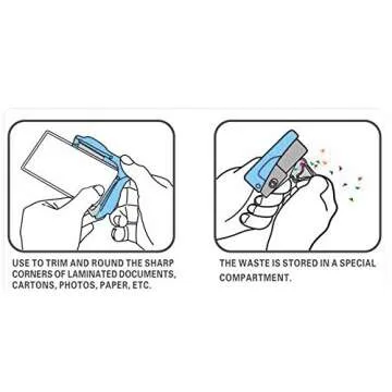 Corner Rounder Cutter with Tray for Crafts and Scrapbooking