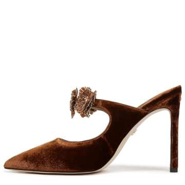 Sam Edelman Women's Amelie Mule Spiced Camel 8.5 Medium