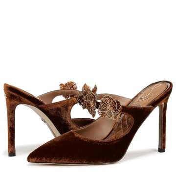 Sam Edelman Women's Amelie Mule Spiced Camel 8.5 Medium