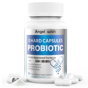 Prebiotics-Probiotics Nutritional Supplements for Digestive Health 90 Count