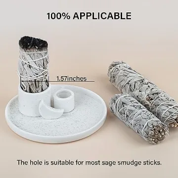 ZenBless 4-in-1 Incense Burner Holder for Spiritual Practices