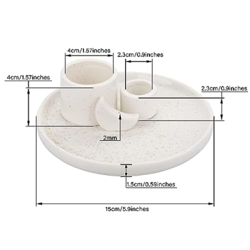 ZenBless 4-in-1 Incense Burner Holder for Spiritual Practices