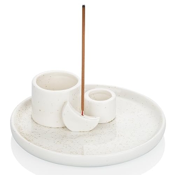 ZenBless 4-in-1 Incense Burner Holder for Spiritual Practices