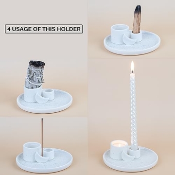 ZenBless 4-in-1 Incense Burner Holder for Spiritual Practices