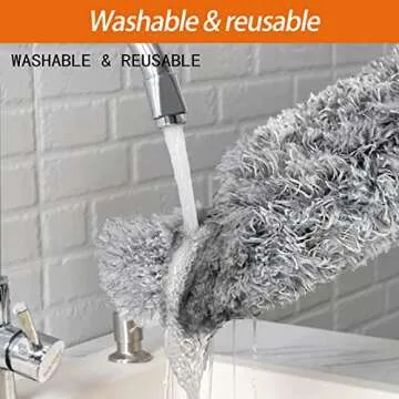 Extendable Microfiber Duster for High Ceiling Cleaning