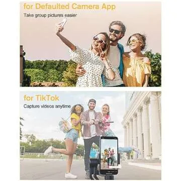 Multifunction Remote Page Turner for Kindle Paperwhite Reading and TikTok Scrolling, ADZERD Camera Camcorder Remote Controls, Wireless Page Turner Clicker for iPad iPhone Tablets - White