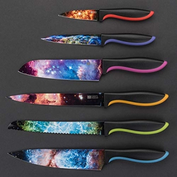 Cosmos Knife Set: 6-Piece Stainless Steel Kitchen Gift