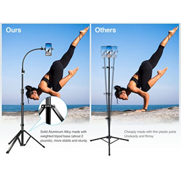 81-inch Elitehood Tripod with Gooseneck & Remote