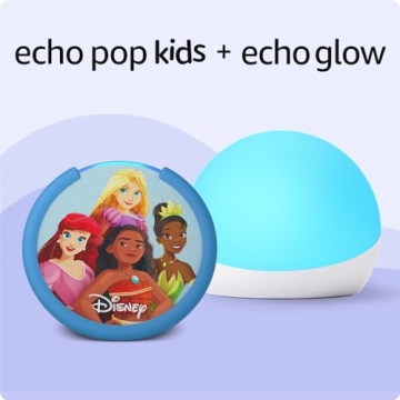 Echo Pop Kids Disney Princess and Echo Glow Bundle