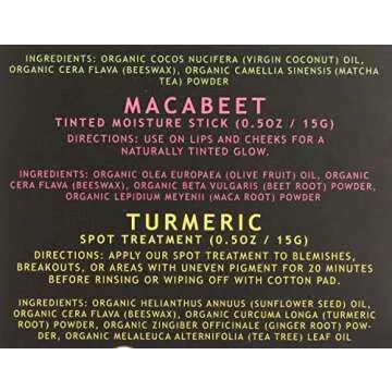 Cocokind Organic Tinted Moisture Stick Trio for Glowing Skin