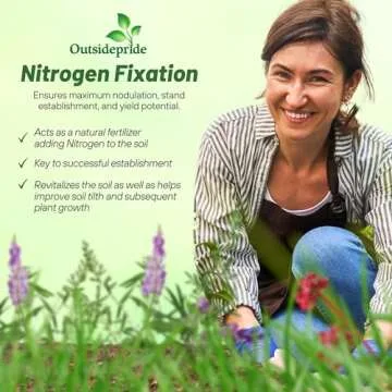 Outsidepride Gardenway Cover Crop Seeds - 5 lbs Nutrient-Rich Seed Mix for Soil Health Improvement & Home Gardens - Mixture of Triticale, Peas, Oats, Vetch, Annual Ryegrass, Crimson Clover