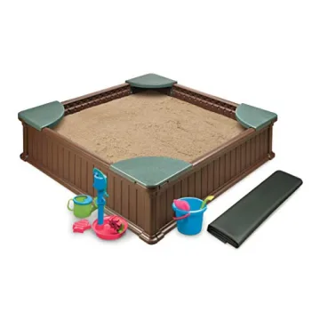 Badger Basket Woodland Sandbox & Planter for Kids Fun