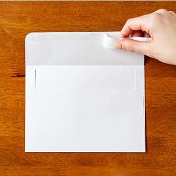 Premium 5x7 Self Seal Envelopes in Sturdy Box