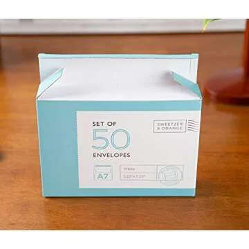 Premium 5x7 Self Seal Envelopes in Sturdy Box