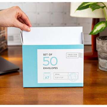 Premium 5x7 Self Seal Envelopes in Sturdy Box