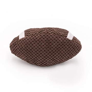 ZippyPaws Plush Football Dog Toy for All-Sized Dogs