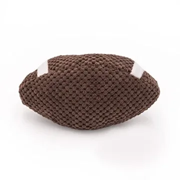 ZippyPaws Plush Football Dog Toy for All-Sized Dogs