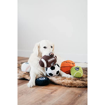 ZippyPaws Plush Football Dog Toy for All-Sized Dogs