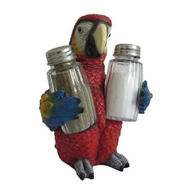 Tasty Crackers Red Parrot Salt Pepper