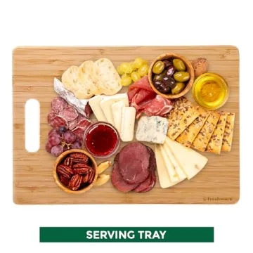 Eco-Friendly Bamboo Cutting Board Set - 3 Sizes, Knife Friendly