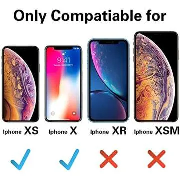 OTOFLY Compatible with iPhone X Case,Ultra Slim Fit iPhone Xs Case Liquid Silicone iPhone 10 Case wi...