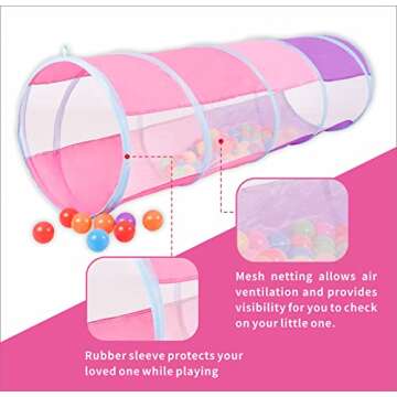 Kids Play Tunnel for Toddlers - Fun and Portable Playtime