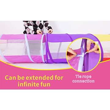 Kids Play Tunnel for Toddlers - Fun and Portable Playtime