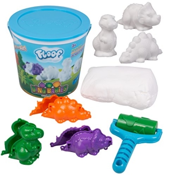 Floof Modeling Clay Reusable Indoor Snow Dino Molds