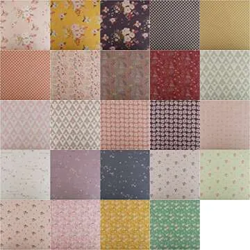 COTTONVILL Collection Cwtch 20COUNT Cotton Print Quilting Fabric (1yard, 20-Wishes Green)