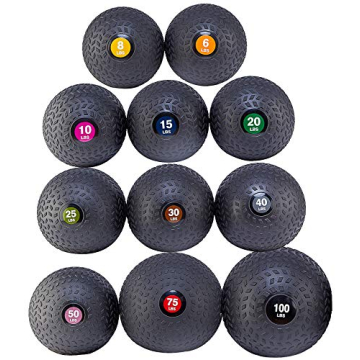 Fitvids 15lb Medicine, Wall & Slam Ball Set For Fitness