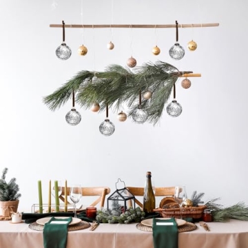 Elegant Vintage Mercury Glass Christmas Ornaments Set