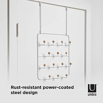 Umbra Estique Over-The-Door Multi-Use Organizer for Stylish Storage