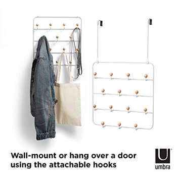 Umbra Estique Over-The-Door Multi-Use Organizer for Stylish Storage