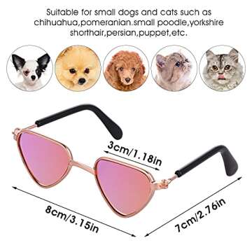 Molain Cat Sunglasses: Stylish UV Protection for Small Pets