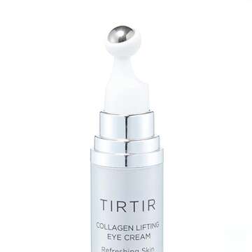 TIRTIR Collagen Lifting Eye Cream - Eye Roller, Wrinkle Spot Treatment, Revitalizing Moisturizer,Tightening Under Eye For Wrinkles,Fine Lines,Under Eye Bags,Eye Lift Treatment For Men & Women