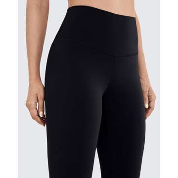 ISEEGZ Women's Fleece Lined Leggings Thermal Warm Winter Tights High Waisted Thick Hiking Yoga Pants Hiding Pockets