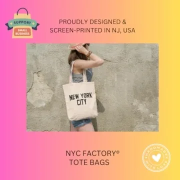 Stylish NYC Tote Bag 100% Cotton Canvas for All