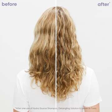 Biolage Hydra Source Shampoo & Conditioning Balm Set | Hydrates & Moisturizes Hair | For Dry & Damaged Hair | Helps Repair Split Ends | Paraben & Silicone-Free | Vegan