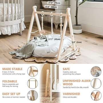 Teething Foldable Activity Mat for Babies