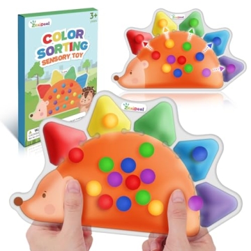 Color Sorting Toys Sensory Toys : Fine Motor Skill Games Learning Toys for Toddlers, Color Matching ...